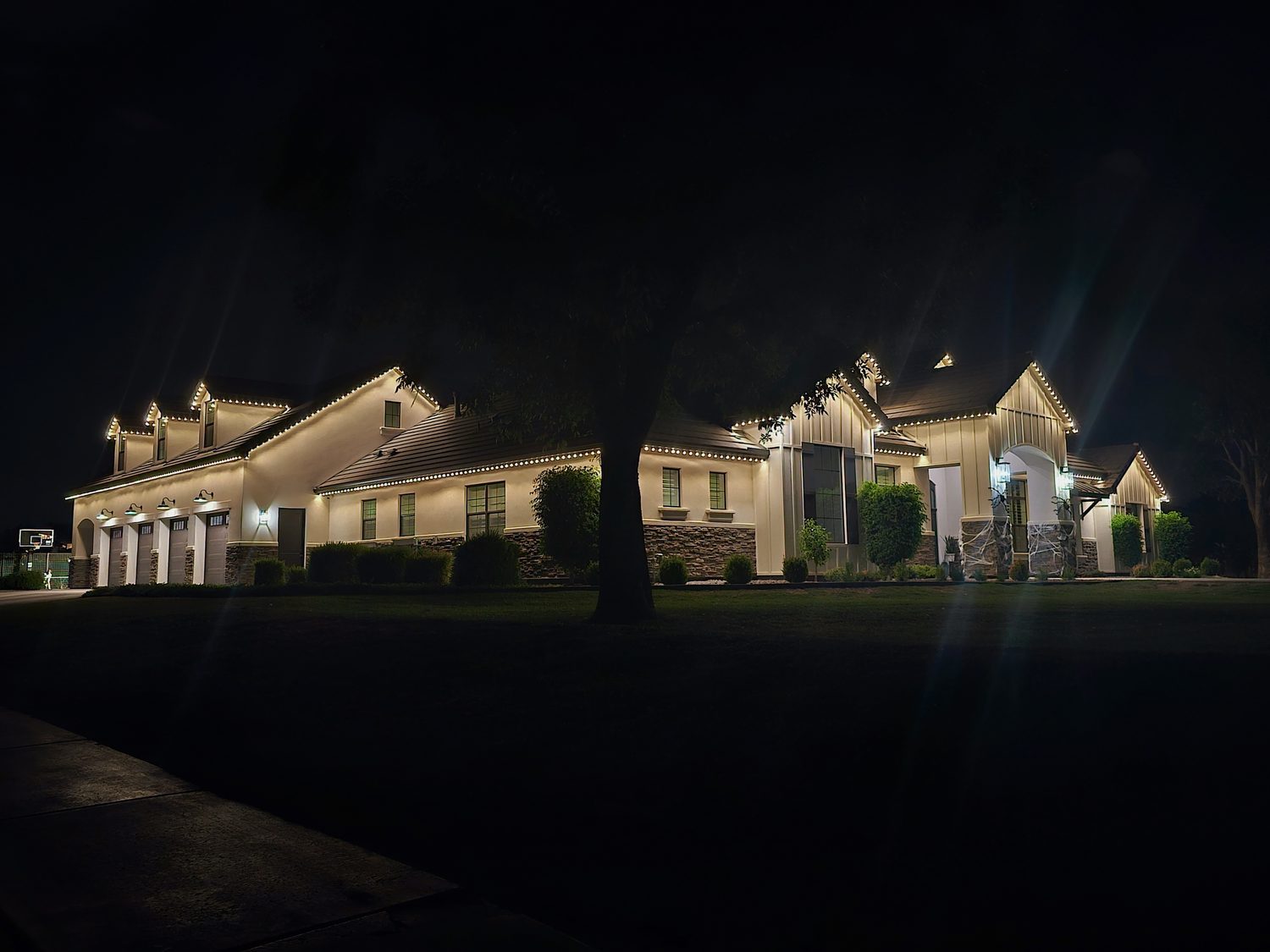 Permanent Roofline Lighting Southwest Florida